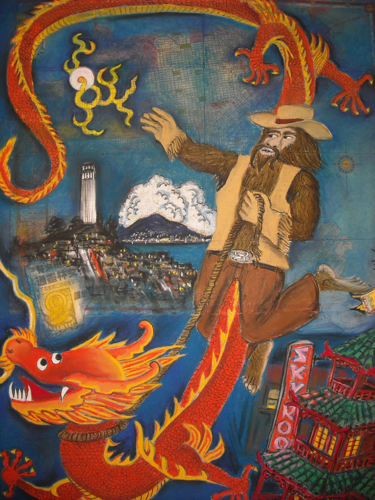 Bigfoot Art by Michael Lindenmeyer ©2004 All Rights Reserved