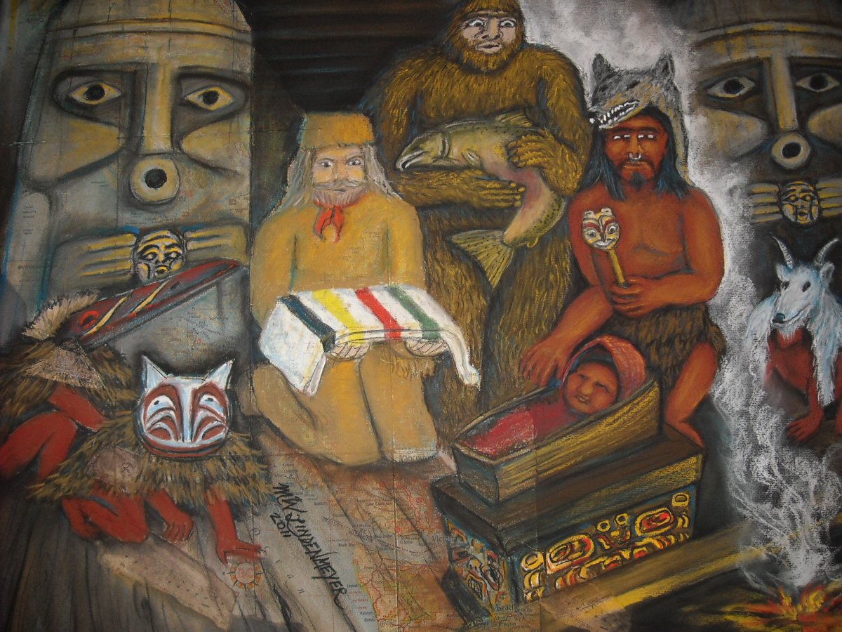 Bigfoot Art by Michael Lindenmeyer ©2004 All Rights Reserved