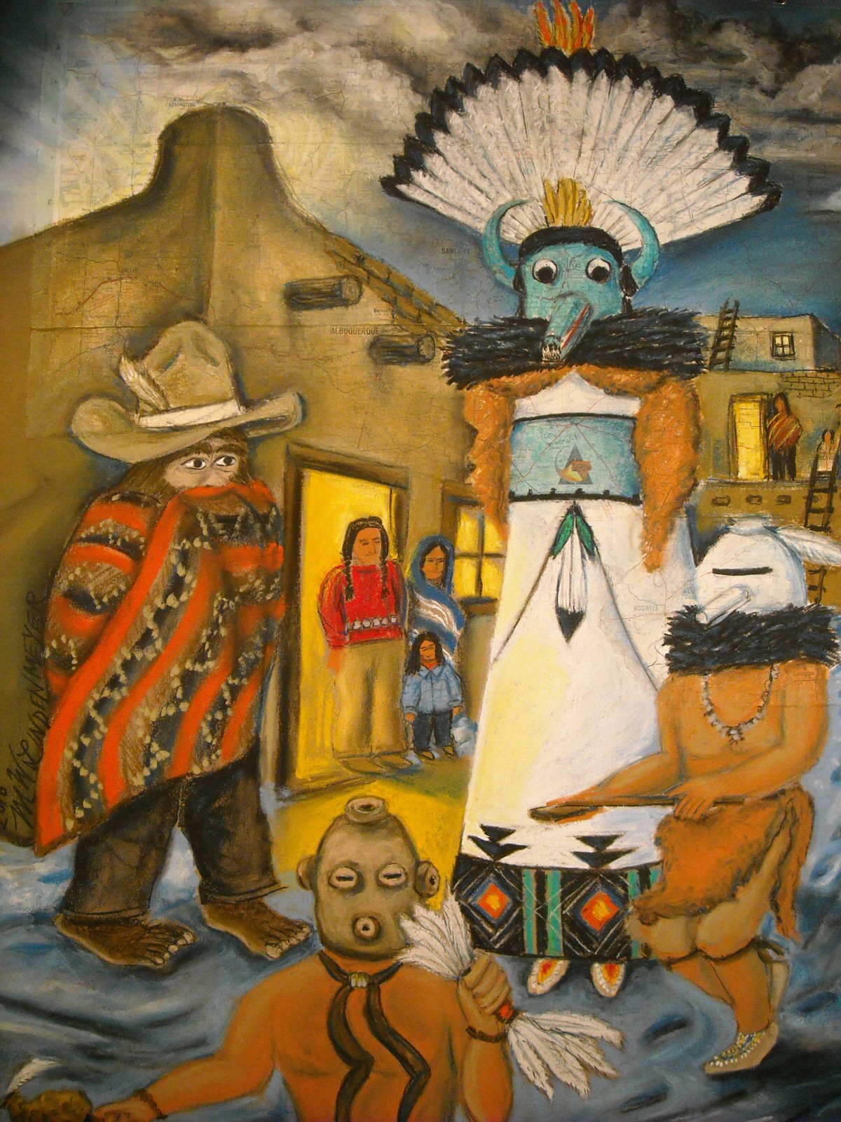 Bigfoot Art by Michael Lindenmeyer ©2004 All Rights Reserved